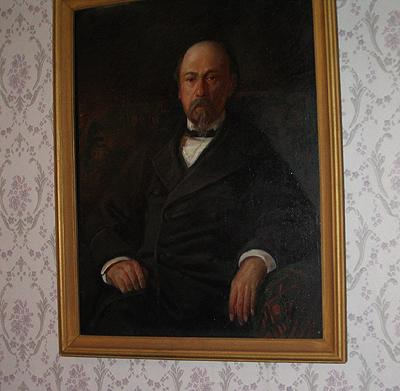 портрет Н.А.Некрасова в столовой, художник Н.Н.Ге
